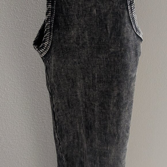 Lulu's Small Ribbed Dress (Charcoal) - Picture 2 of 5